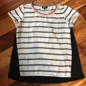 Stitch Fix Papermoon Mixed Material Shirt